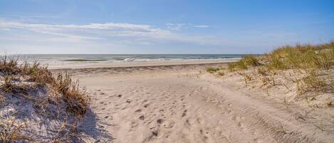 Tæt på stranden