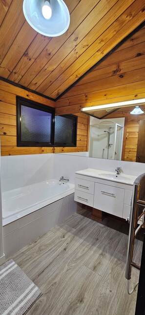 Towels, soap, toilet paper