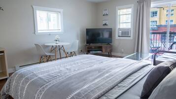 Iron/ironing board, travel crib, WiFi (free), bed sheets