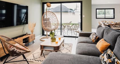 Modern villa with Spa 10 pers