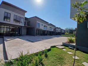 Blick von der Unterkunft