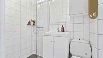 Towels, soap, toilet paper