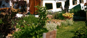 Unique nature experience on the water, Bed in boat Jisperveld