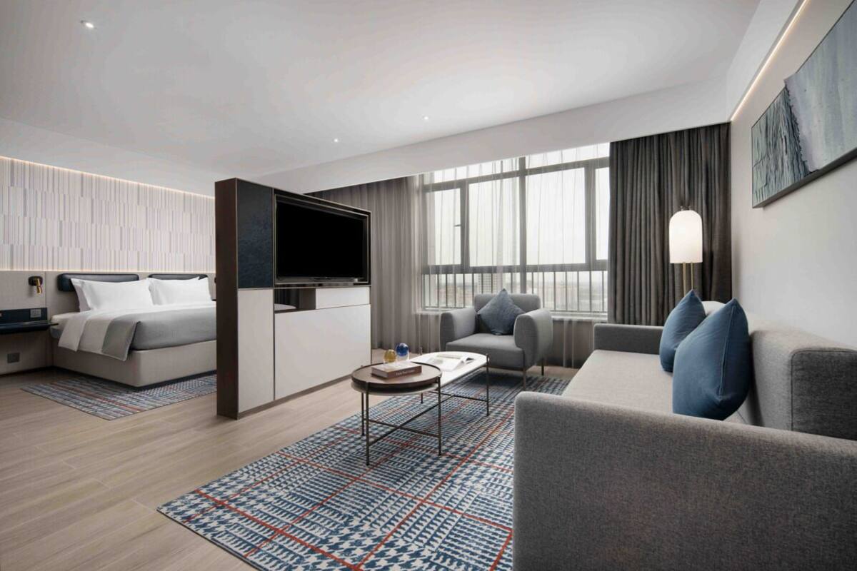 ห้องเอ็กเซกคิวทีฟดับเบิล, วิวเมือง | บริเวณนั่งเล่น
