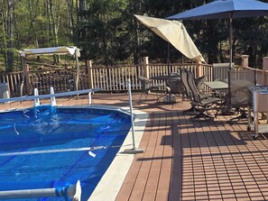 Outdoor pool, a heated pool - Heated Swimming Pool, Charming 3-Bedroom 2-Bath Lake Home With AC, WiFi Spooner (Spooner)