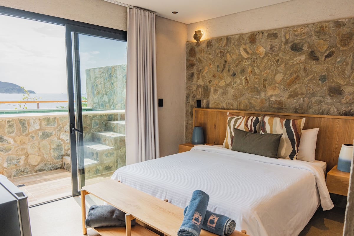 Vue sur la plage/l’océan