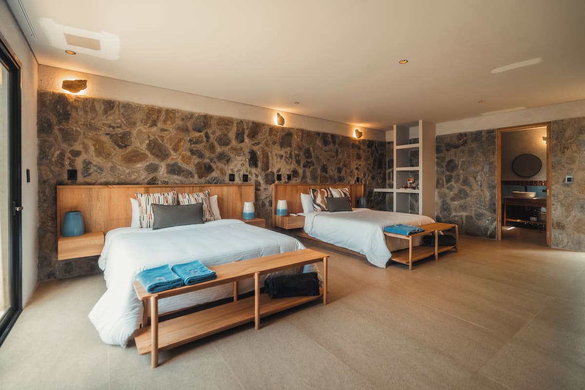 Familien-Vierbettzimmer, Balkon, Meerblick