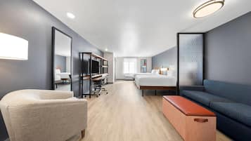 スイート クイーンベッド 2 台 禁煙 | WiFi (無料)、ベッドシーツ