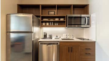 Suite, 2 Queen Beds, Non Smoking | Private kitchen | Coffee/tea maker