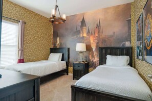 4 bedrooms, iron/ironing board, travel crib, WiFi