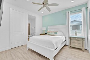 4 bedrooms, iron/ironing board, travel crib, WiFi