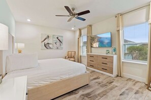 4 habitaciones, tabla de planchar con plancha, cuna de viaje y wifi 
