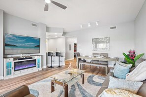 TV, video games, offices