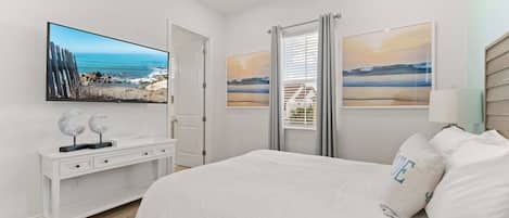 3 bedrooms, iron/ironing board, travel cot, WiFi