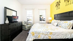 4 dormitorios, tabla de planchar con plancha, cuna de viaje y wifi