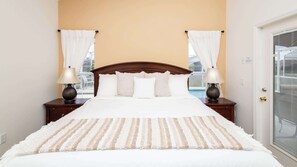 4 dormitorios, tabla de planchar con plancha, wifi y ropa de cama