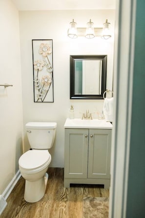 Shower, hair dryer - Heart of Danville - 2bd/1bth - .9 miles to Casino (Danville)