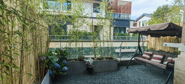 Elite Double Room, Patio, Garden View | Terrace/patio