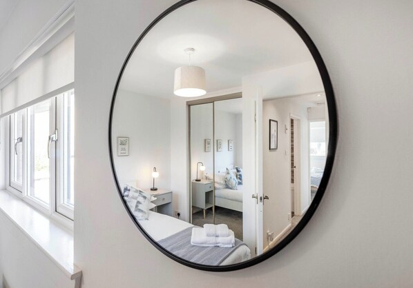 2 bedrooms, iron/ironing board, travel crib, free WiFi