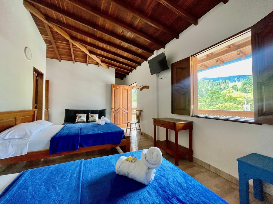 Family Double or Twin Room, Patio, Mountain View