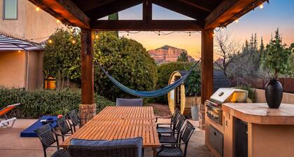 The Pinto Estate | Pool, Sauna, Pickleball, Games, Cinema & Red Rock Views!
