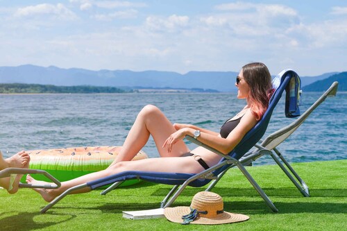 Holiday apartment with wellness area