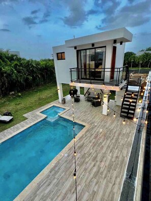 Pool - Elegant, Modern style Villa in Playa Nueva Romana2 (La Caña)