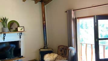 TV connectée, cheminée