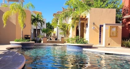 A peaceful and charming 2-bedroom home located with Golf cart included