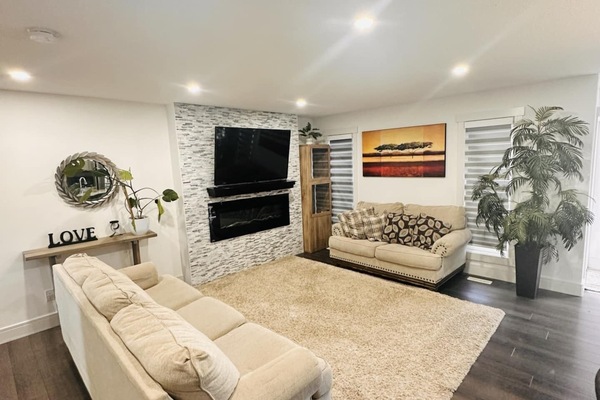 Living Room with Smart TV