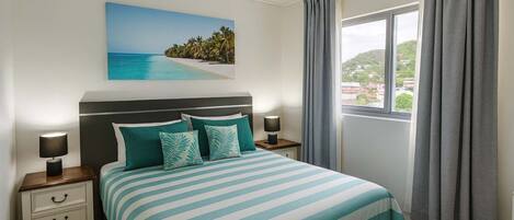 2 sovrum, skrivbord, strykjärn/strykbräda och wi-fi