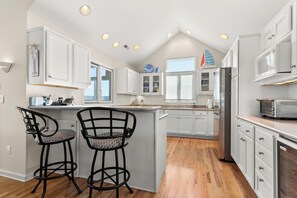 House, Multiple Beds, Balcony, Partial Ocean View (MARY AVENUE 101) | Private kitchen | Coffee/tea maker