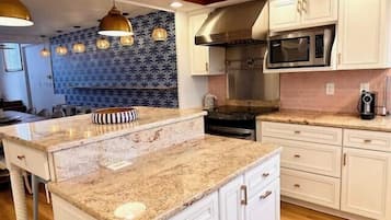 House, Multiple Beds, Patio, Partial Ocean View (SAULSBURY STREET 10) | Private kitchen | Coffee/tea maker