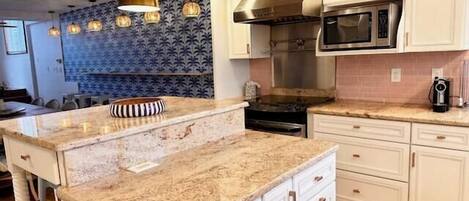 House, Multiple Beds, Patio, Partial Ocean View (SAULSBURY STREET 10) | Private kitchen | Coffee/tea maker