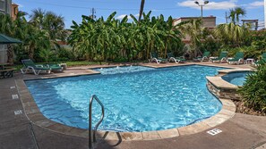 Una piscina riscaldata