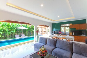 Living room - Maha ubud villa (Ubud)