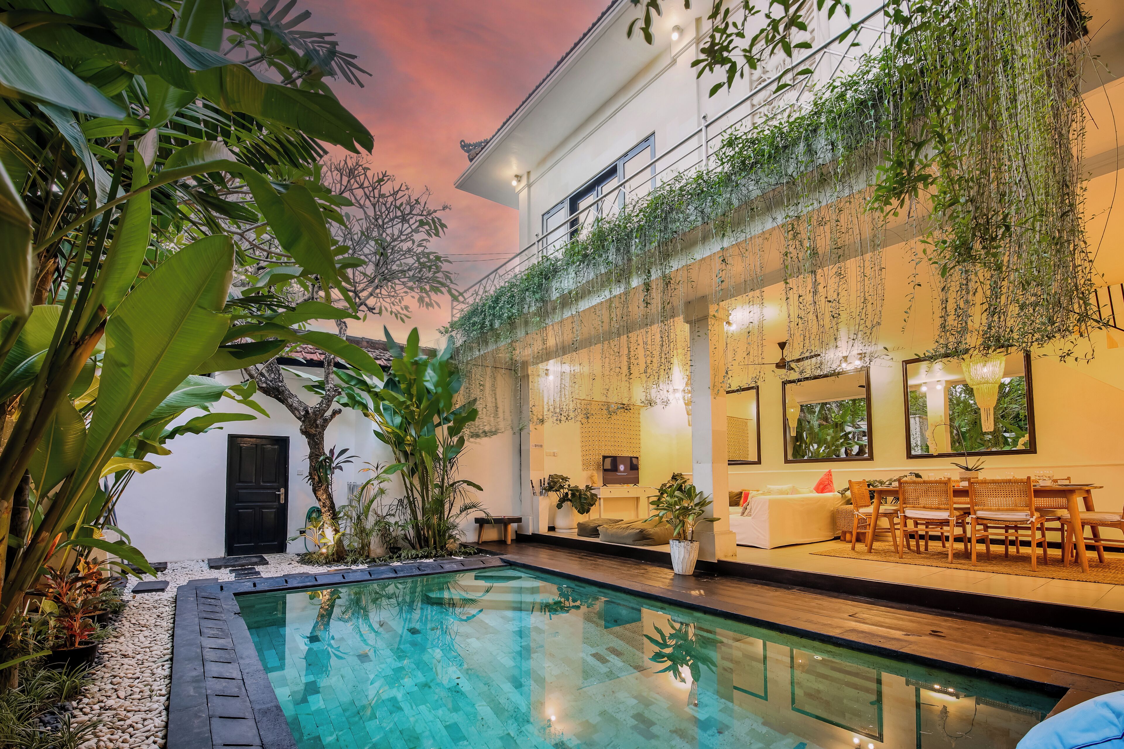 Front of property - evening/night