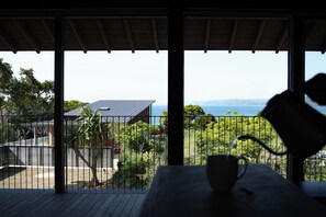 Building A, Non-Smoking(Each room is equipped with 1 semi-double and 1 single futon, up to 6 guests) | View from room