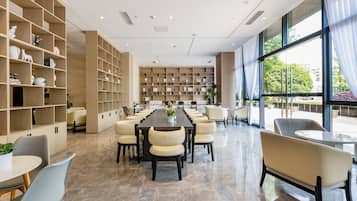Sala de estar en el lobby
