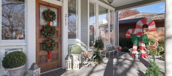 The Denton Street Holiday House, an 1893 Victorian in the Historic District