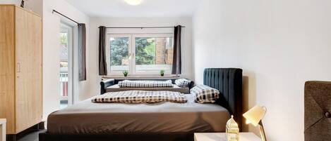 2 Schlafzimmer, kostenloses WLAN, Bettwäsche