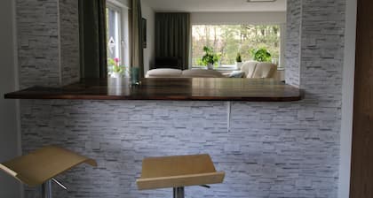 Appartement de vacances 'Möhneblick' avec jardin commun, balcon et Wi-Fi