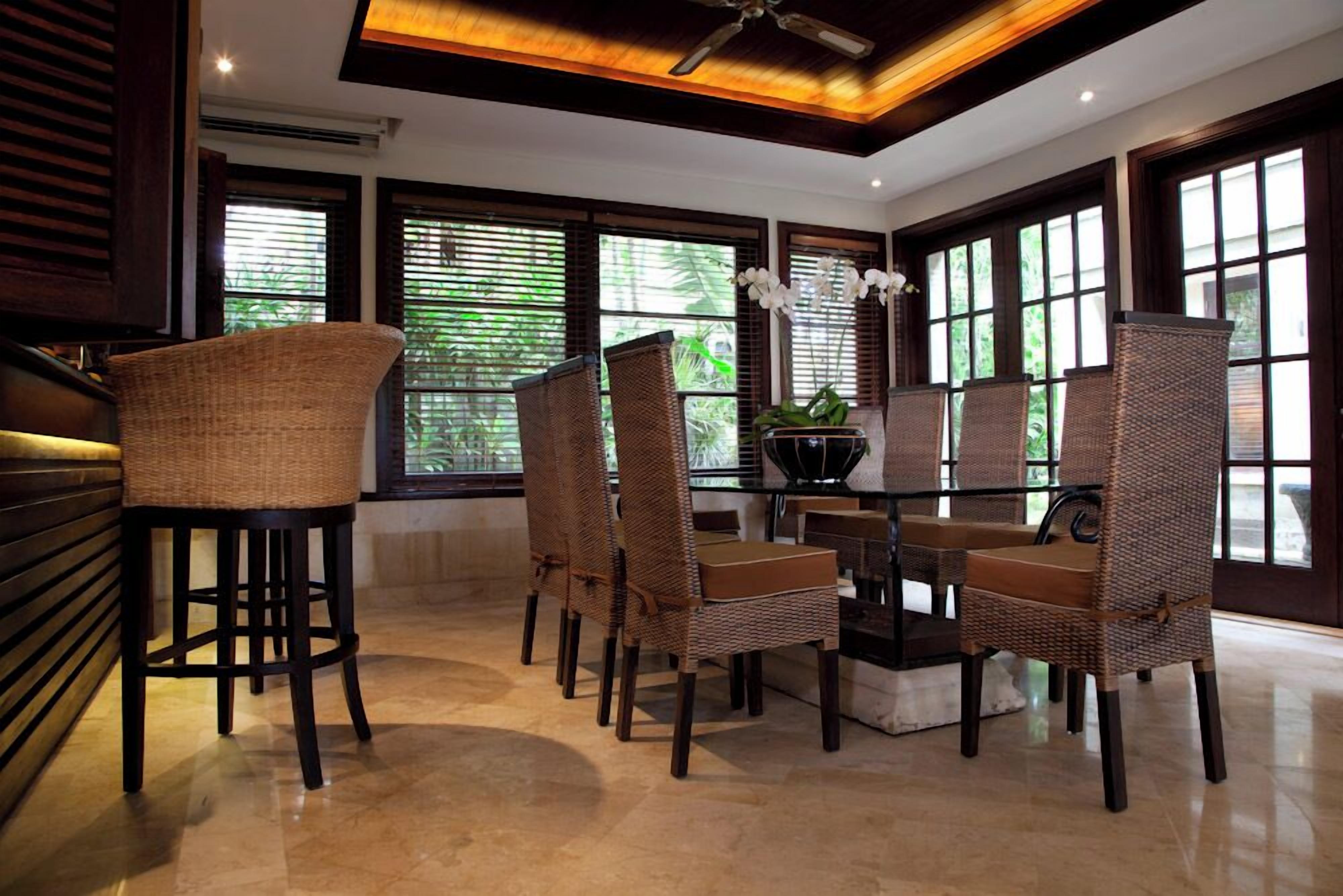 Flat-screen TV, DVD player