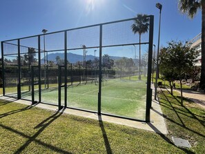 Sports court - Flat Aguamar, ground floor, 1 bedroom, garden and swimming pool. (Dénia)