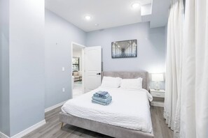 3 bedrooms, iron/ironing board, travel cot, WiFi