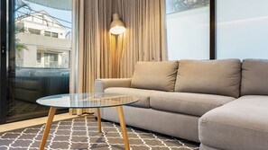 Living area - Modern 1BR Abode w Courtyard Steps to the Beach (Coogee)