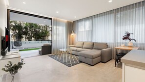 Living area - Modern 1BR Abode w Courtyard Steps to the Beach (Coogee)