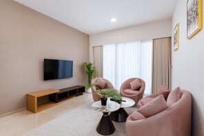 Living area - Elegant 1 BR apartment in Grande, Downtown, Dubai (Dubai)