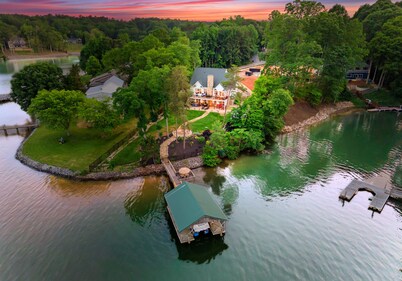 Lake Views with Firepit & Dock Access | Spacious Waterfront Home by AvantStay