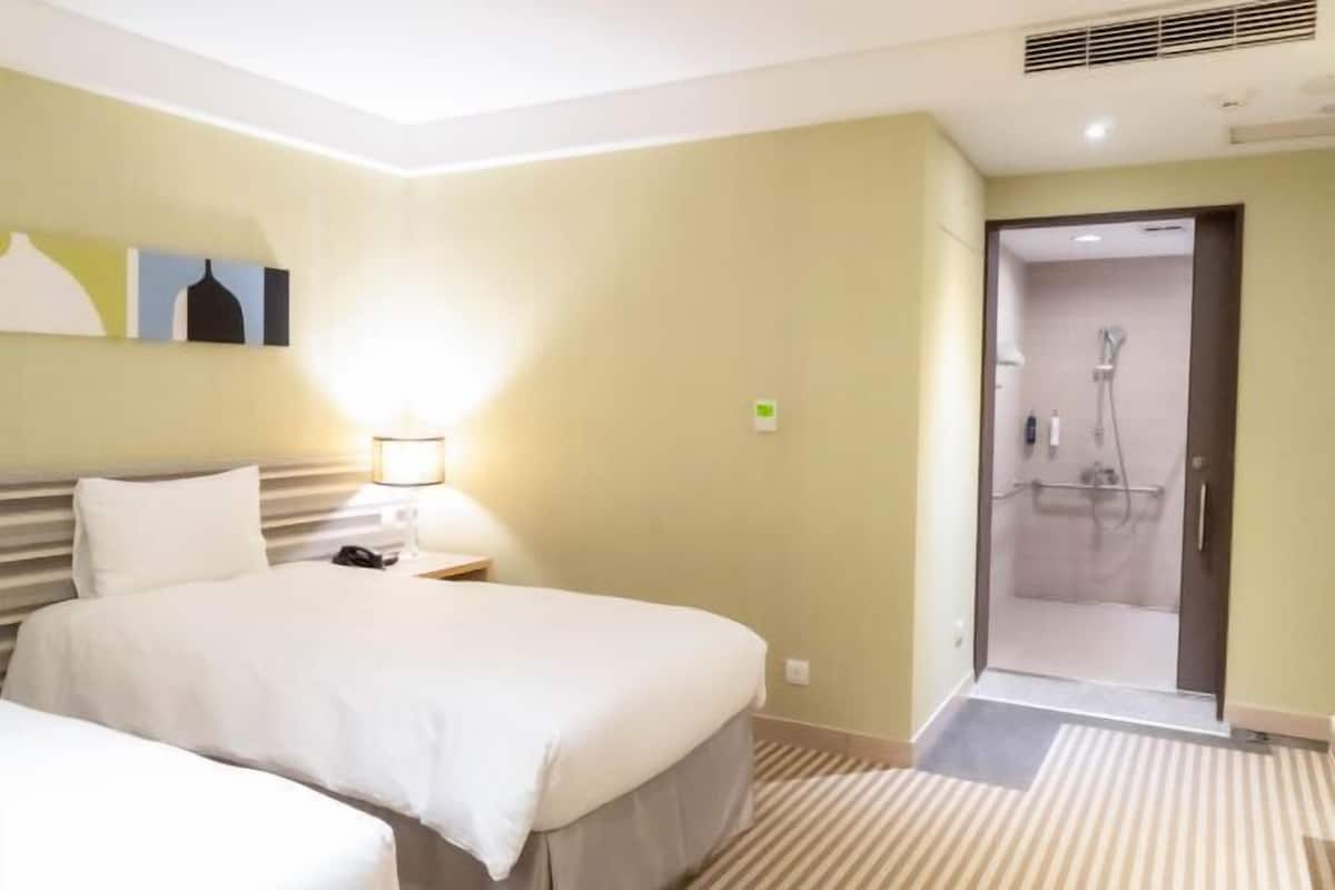 1 slaapkamer, een bureau, gratis wifi, beddengoed